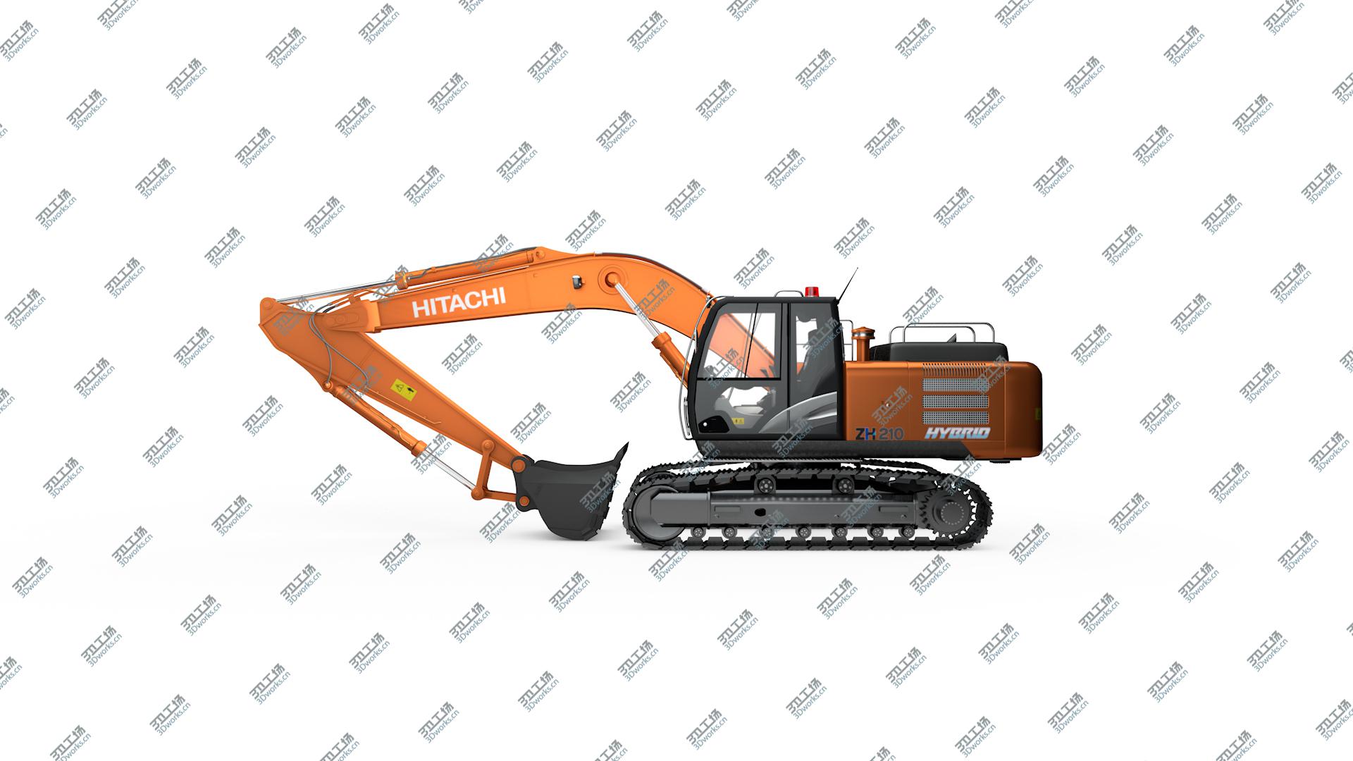 images/goods_img/202104092/3D Rigged Hitachi ZH210 Hybrid Excavator model/4.jpg